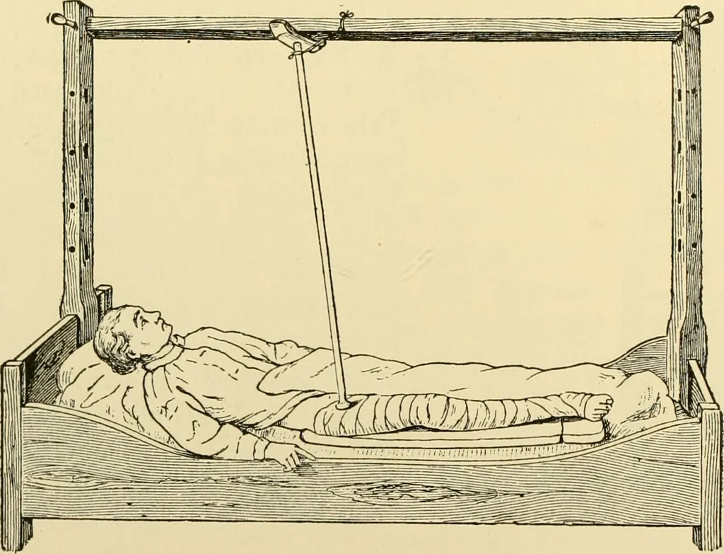 An illustration from Surgical technic; a text-book on operative surgery / by Fr. von Esmarch ... and E. Kowalzig ... translated by Professor Ludwig H. Grau ... and Willam N. Sullivan ... edited by Nicholas Senn ... With fourteen hundred and ninety-seven illustrations and fifteen colored plates., 1901, leaf 348