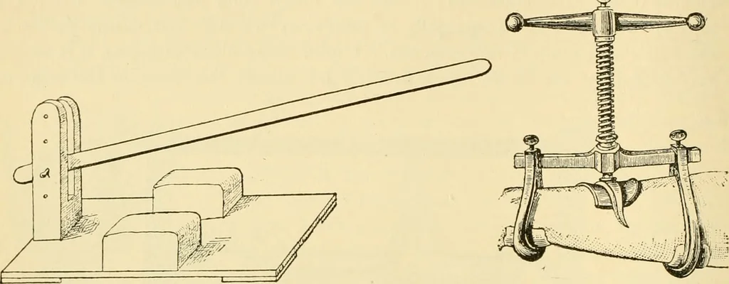 An illustration from Surgical technic; a text-book on operative surgery / by Fr. von Esmarch ... and E. Kowalzig ... translated by Professor Ludwig H. Grau ... and Willam N. Sullivan ... edited by Nicholas Senn ... With fourteen hundred and ninety-seven illustrations and fifteen colored plates., 1901, leaf 370