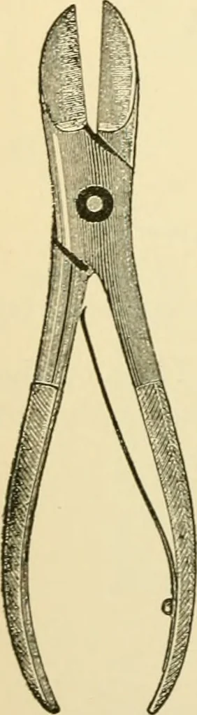 An illustration from Surgical technic; a text-book on operative surgery / by Fr. von Esmarch ... and E. Kowalzig ... translated by Professor Ludwig H. Grau ... and Willam N. Sullivan ... edited by Nicholas Senn ... With fourteen hundred and ninety-seven illustrations and fifteen colored plates., 1901, leaf 394
