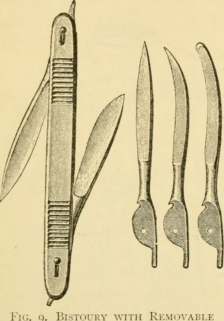 An illustration from Surgical technic; a text-book on operative surgery / by Fr. von Esmarch ... and E. Kowalzig ... translated by Professor Ludwig H. Grau ... and Willam N. Sullivan ... edited by Nicholas Senn ... With fourteen hundred and ninety-seven illustrations and fifteen colored plates., 1901, leaf 52