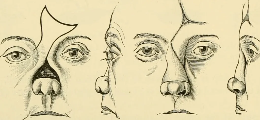 An illustration from Surgical technic; a text-book on operative surgery / by Fr. von Esmarch ... and E. Kowalzig ... translated by Professor Ludwig H. Grau ... and Willam N. Sullivan ... edited by Nicholas Senn ... With fourteen hundred and ninety-seven illustrations and fifteen colored plates., 1901, leaf 618