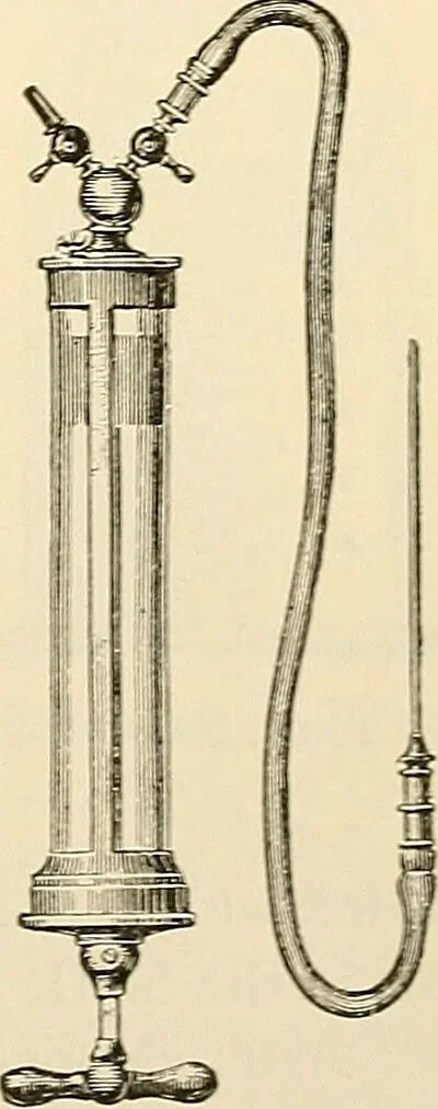 An illustration from Surgical technic; a text-book on operative surgery / by Fr. von Esmarch ... and E. Kowalzig ... translated by Professor Ludwig H. Grau ... and Willam N. Sullivan ... edited by Nicholas Senn ... With fourteen hundred and ninety-seven illustrations and fifteen colored plates., 1901, leaf 735