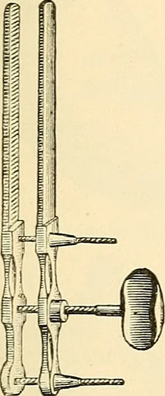 An illustration from Surgical technic; a text-book on operative surgery / by Fr. von Esmarch ... and E. Kowalzig ... translated by Professor Ludwig H. Grau ... and Willam N. Sullivan ... edited by Nicholas Senn ... With fourteen hundred and ninety-seven illustrations and fifteen colored plates., 1901, leaf 763