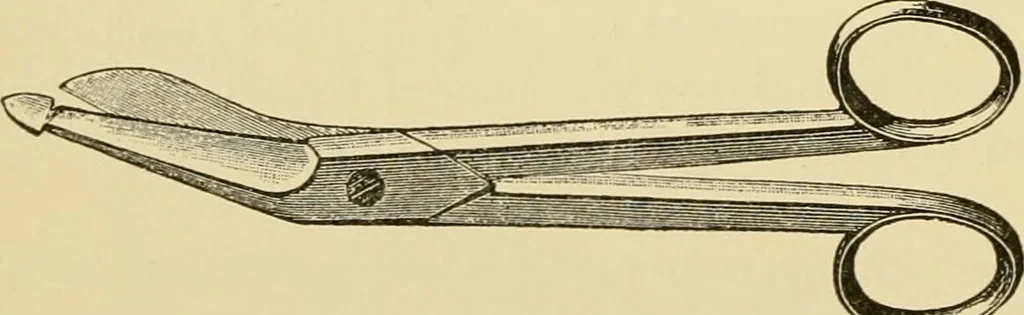 An illustration from Surgical technic; a text-book on operative surgery / by Fr. von Esmarch ... and E. Kowalzig ... translated by Professor Ludwig H. Grau ... and Willam N. Sullivan ... edited by Nicholas Senn ... With fourteen hundred and ninety-seven illustrations and fifteen colored plates., 1901, leaf 92