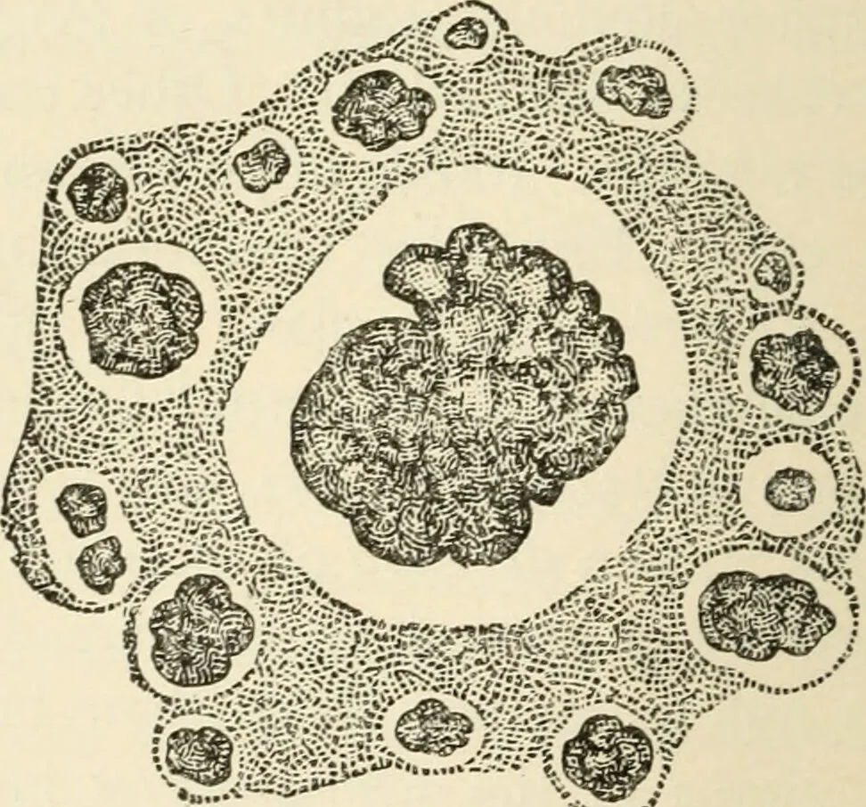 An illustration from A manual of modern surgery, general and operative : With 188 illus. in the text and 13 full-page plates in colors and tints, aggregating 276 separate figures., 1894, leaf 32