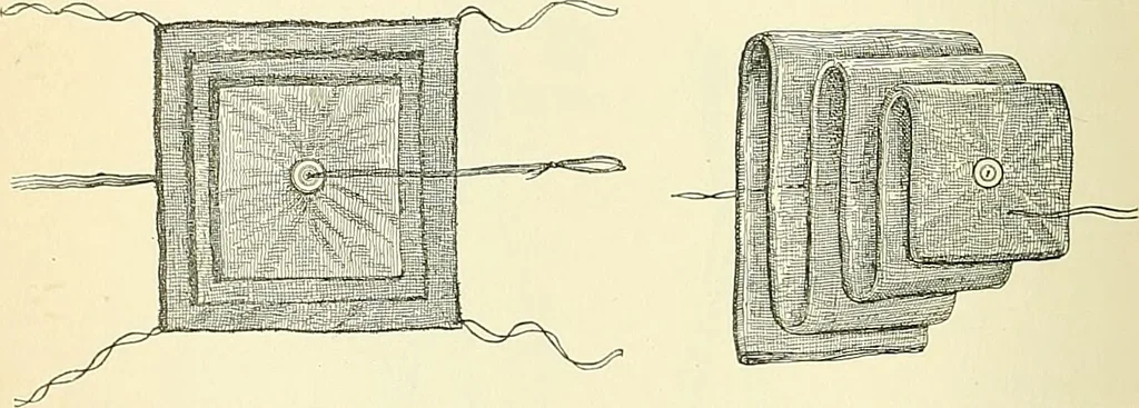 An illustration from An American text-book of genito-urinary diseases, syphilis and diseases of the skin / Ed. by L. Bolton Bangs ... and W. A. Hardaway ... Illustrated with 300 engravings and 20 full-page colored plates., 1898, leaf 320