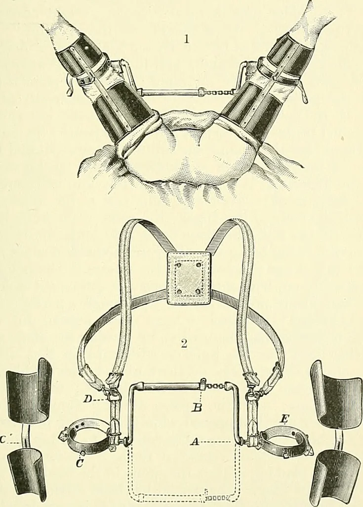 An illustration from An American text-book of genito-urinary diseases, syphilis and diseases of the skin / Ed. by L. Bolton Bangs ... and W. A. Hardaway ... Illustrated with 300 engravings and 20 full-page colored plates., 1898, leaf 453