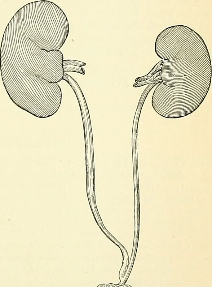 An illustration from An American text-book of genito-urinary diseases, syphilis and diseases of the skin / Ed. by L. Bolton Bangs ... and W. A. Hardaway ... Illustrated with 300 engravings and 20 full-page colored plates., 1898, leaf 555