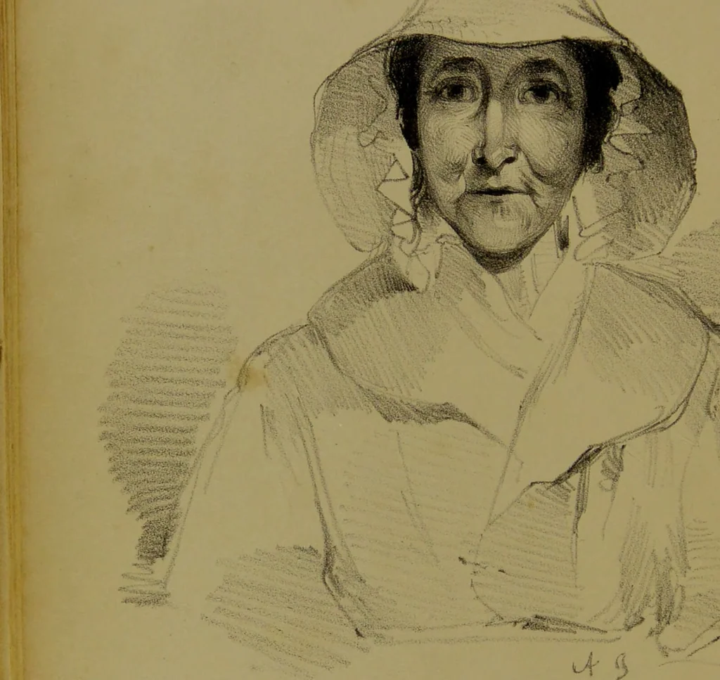 An illustration from The physiognomy of mental diseases / by Sir Alexander Morison., 1840, leaf 108