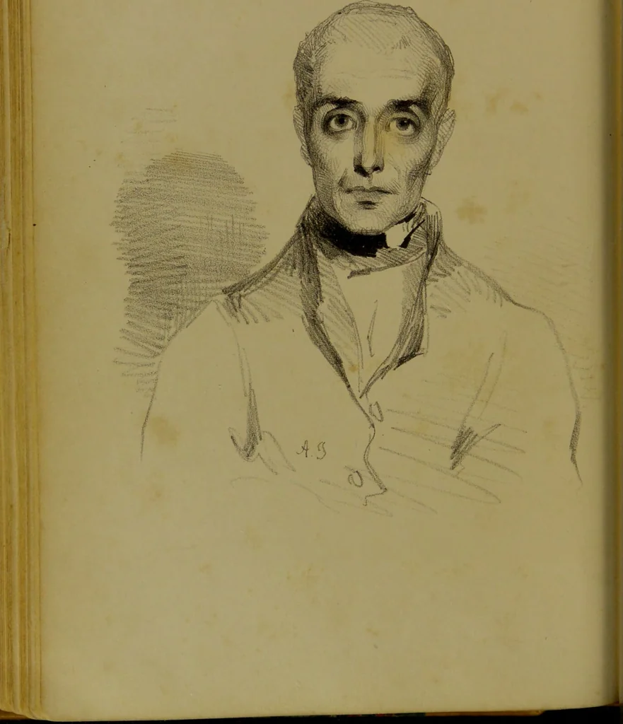 An illustration from The physiognomy of mental diseases / by Sir Alexander Morison., 1840, leaf 128