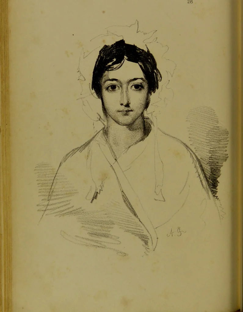 An illustration from The physiognomy of mental diseases / by Sir Alexander Morison., 1840, leaf 144