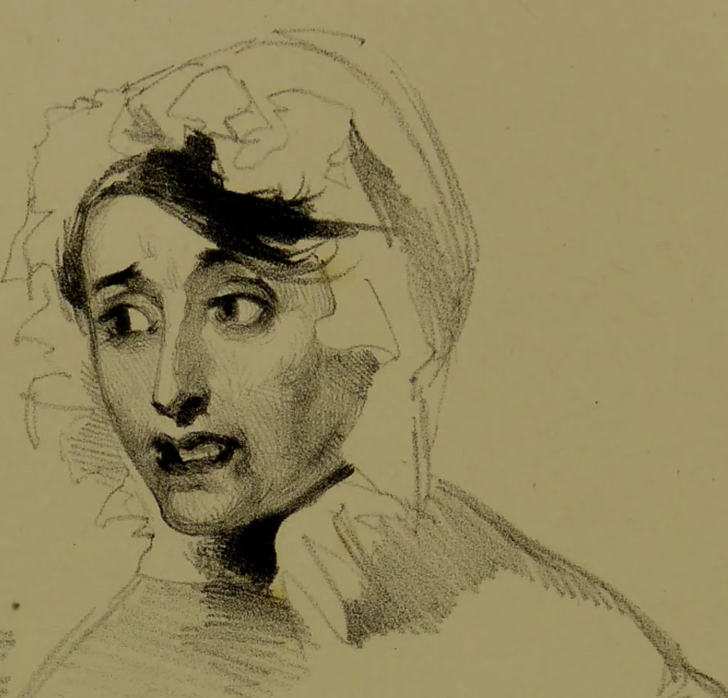 An illustration from The physiognomy of mental diseases / by Sir Alexander Morison., 1840, leaf 170