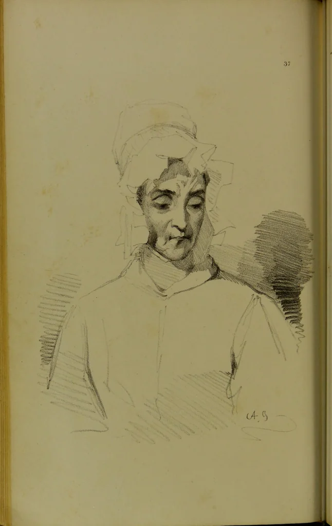 An illustration from The physiognomy of mental diseases / by Sir Alexander Morison., 1840, leaf 186