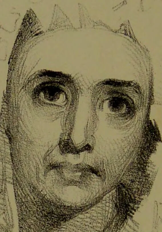 An illustration from The physiognomy of mental diseases / by Sir Alexander Morison., 1840, leaf 190