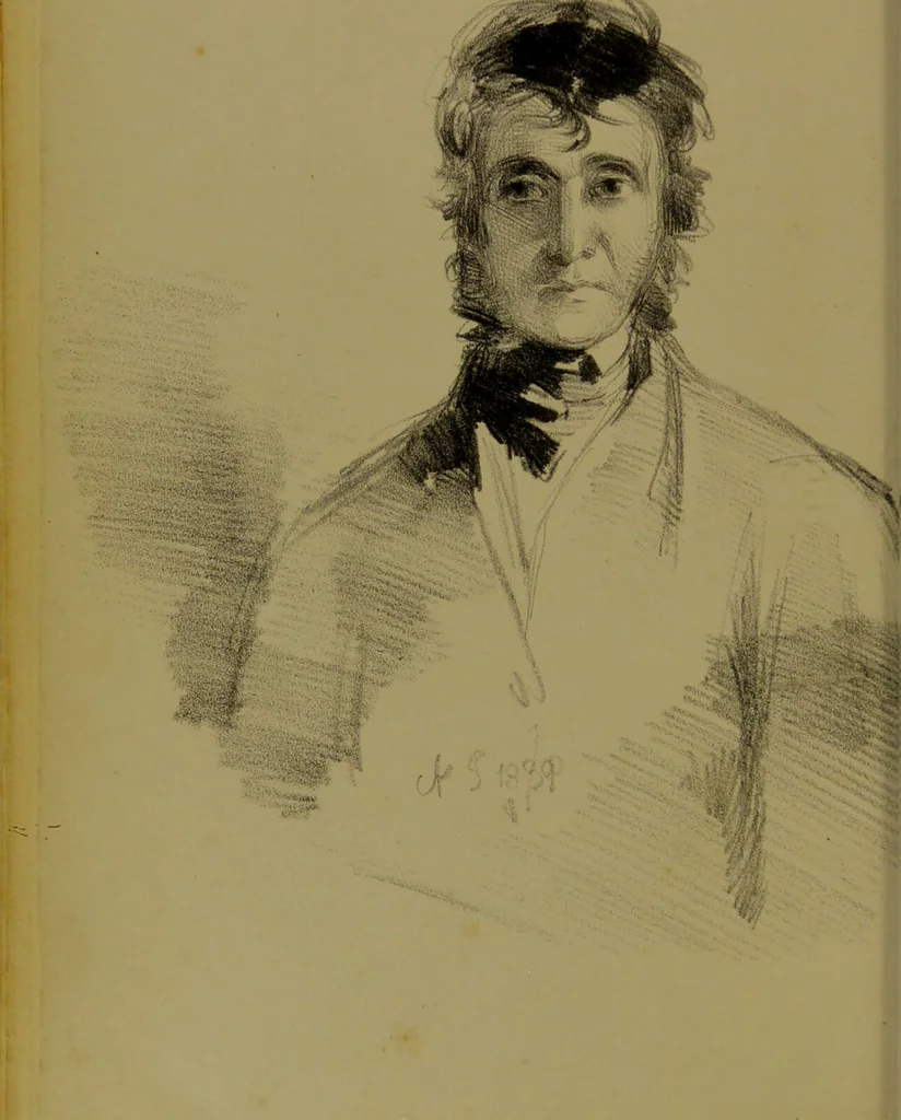 An illustration from The physiognomy of mental diseases / by Sir Alexander Morison., 1840, leaf 236