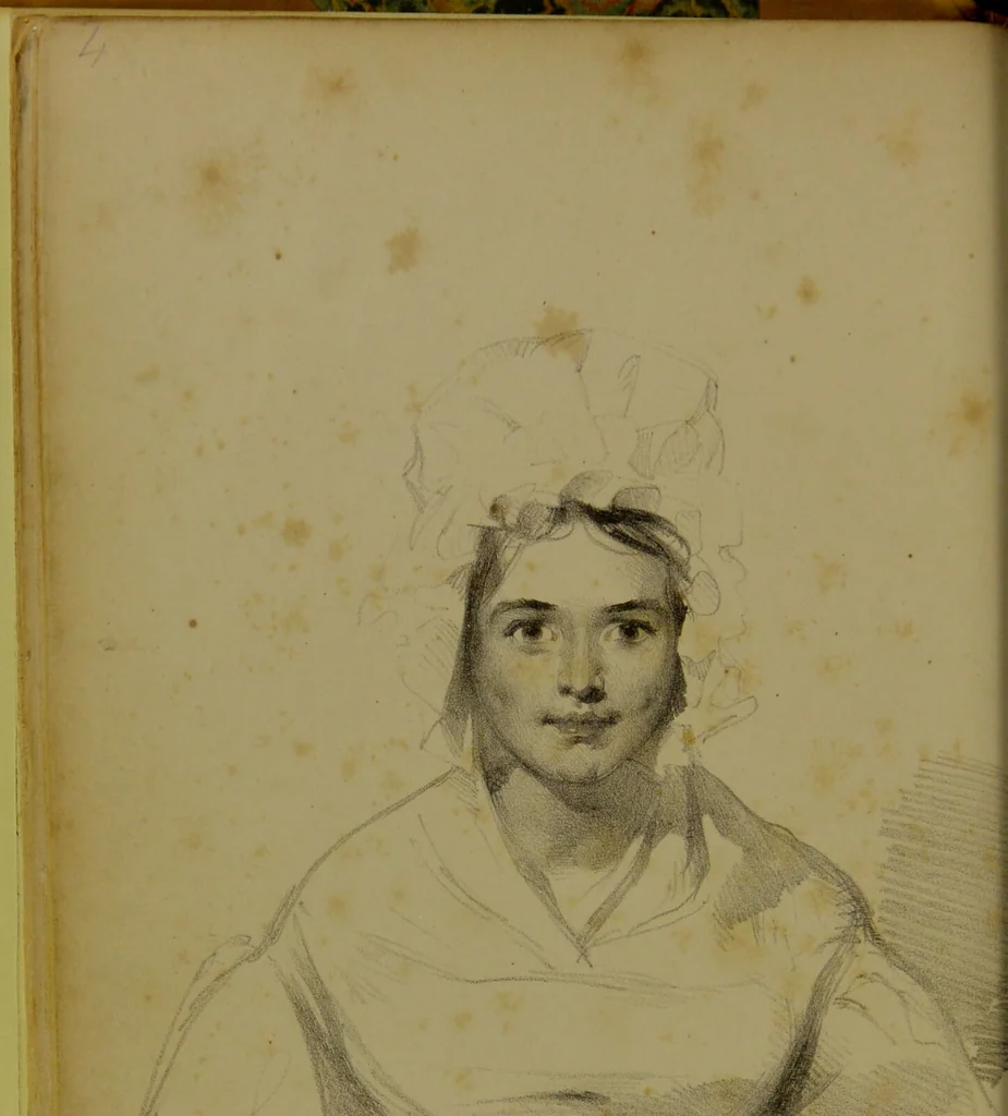 An illustration from The physiognomy of mental diseases / by Sir Alexander Morison., 1840, leaf 28