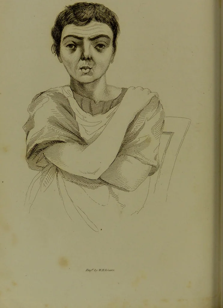 An illustration from The physiognomy of mental diseases / by Sir Alexander Morison., 1840, leaf 350