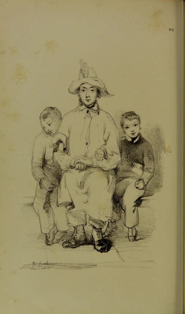 An illustration from The physiognomy of mental diseases / by Sir Alexander Morison., 1840, leaf 442