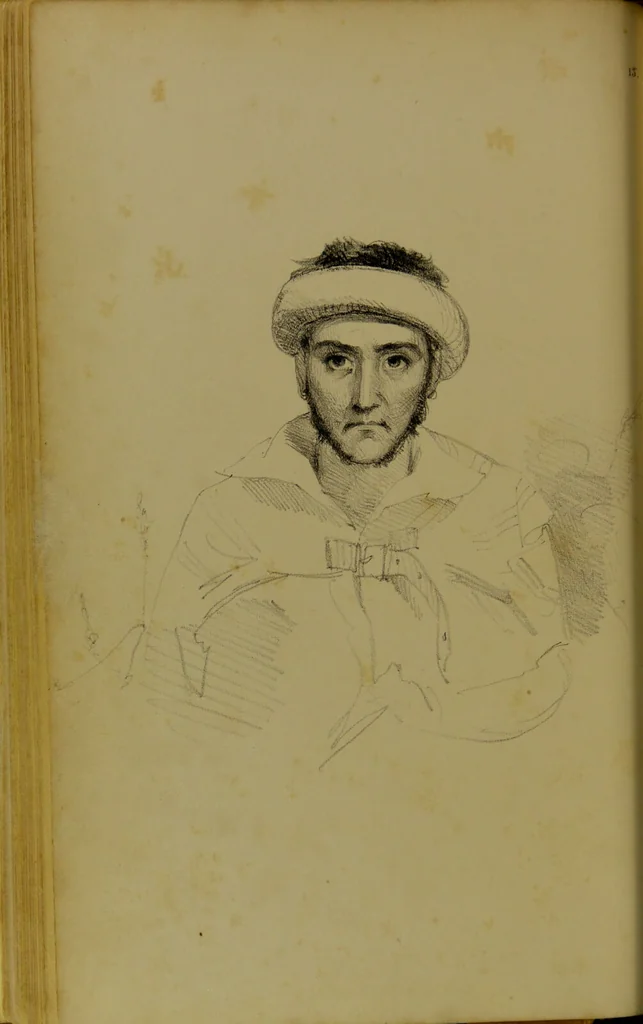 An illustration from The physiognomy of mental diseases / by Sir Alexander Morison., 1840, leaf 80