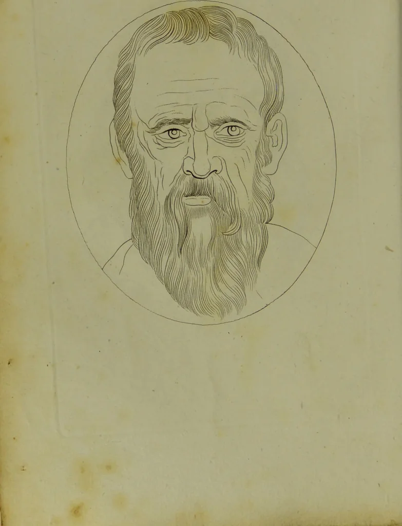 An illustration from Essays on physiognomy : for the promotion of the knowledge and the love of mankind / written in the German language by John Caspar Lavater ; and translated into English by Thomas Holcroft., 1804, leaf 122