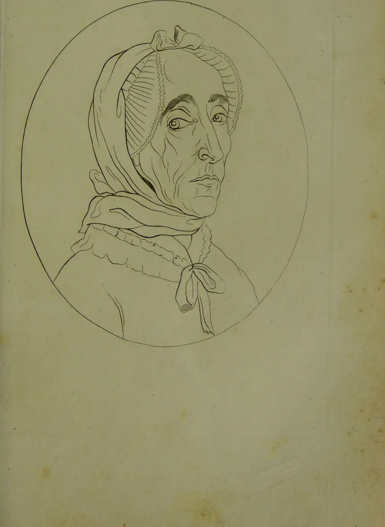 An illustration from Essays on physiognomy : for the promotion of the knowledge and the love of mankind / written in the German language by John Caspar Lavater ; and translated into English by Thomas Holcroft., 1804, leaf 207