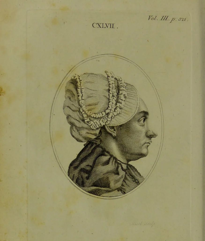 An illustration from Essays on physiognomy : for the promotion of the knowledge and the love of mankind / written in the German language by John Caspar Lavater ; and translated into English by Thomas Holcroft., 1804, leaf 222