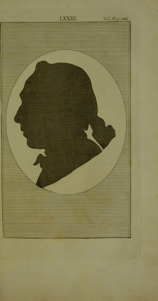 An illustration from Essays on physiognomy : for the promotion of the knowledge and the love of mankind / written in the German language by John Caspar Lavater ; and translated into English by Thomas Holcroft., 1804, leaf 33