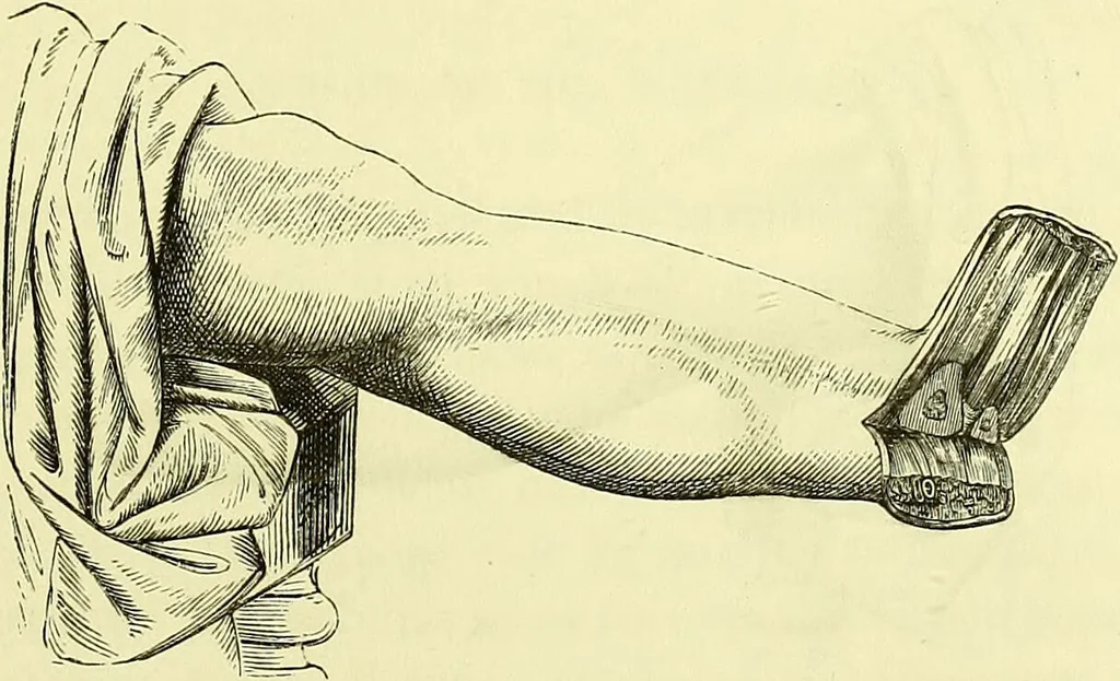 An illustration from A course of operative surgery / with plates drawn from nature by M. Léveillé and coloured by hand under his direction ; by Christopher Heath., 1877, leaf 163