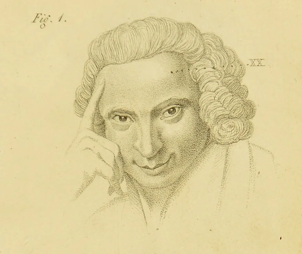 An illustration from Phrenology, or, The doctrine of the mind : and of the relations between its manifestations and the body / by J. Spurzheim., 1825, leaf 337