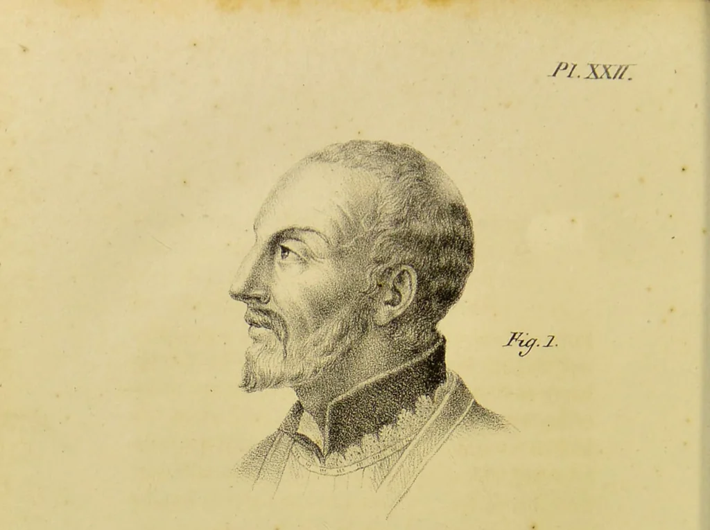 An illustration from Phrenology, in connexion with the study of physiognomy / by J. G. Spurzheim., 1826, leaf 154
