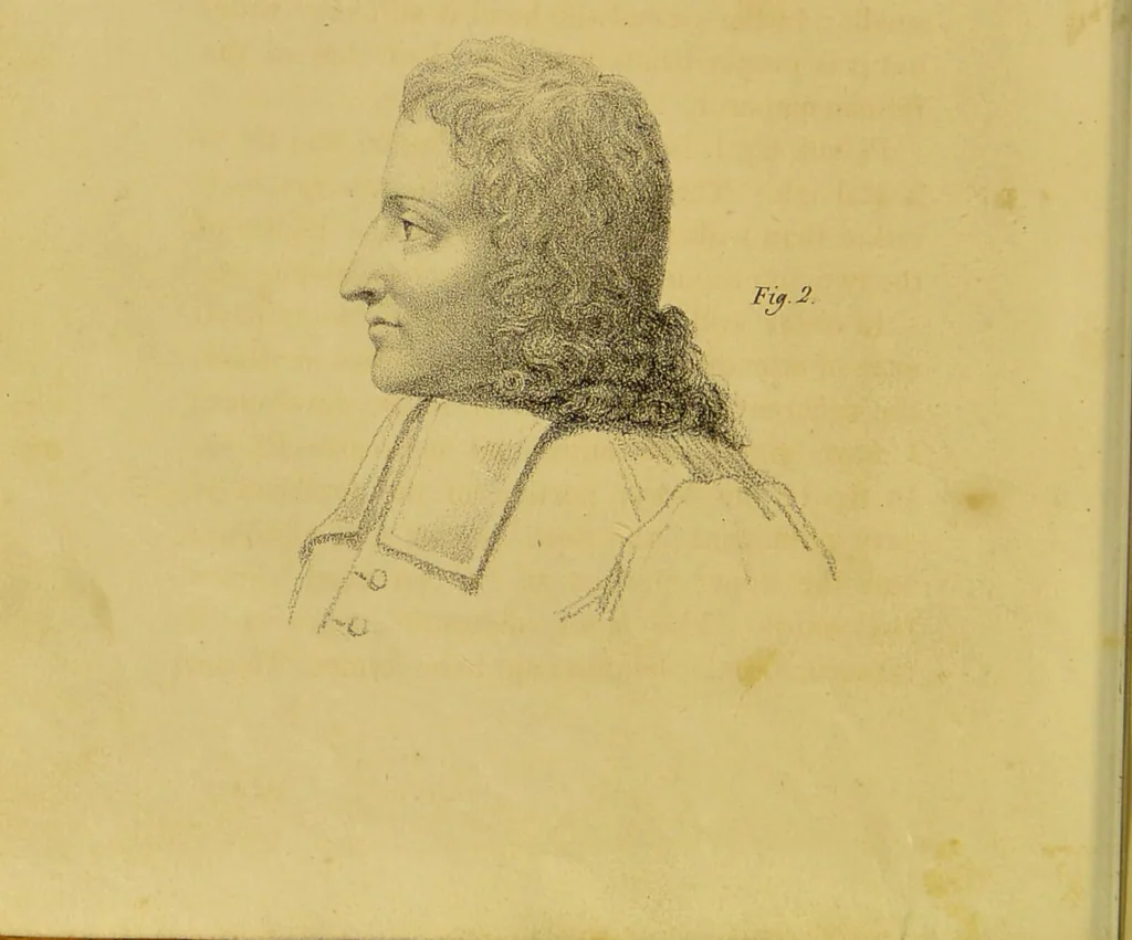 An illustration from Phrenology, in connexion with the study of physiognomy / by J. G. Spurzheim., 1826, leaf 62