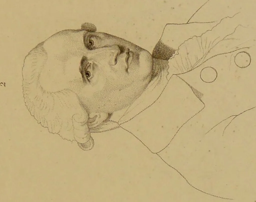 An illustration from Principes et résumé de physiognomie / par le docteur B*** D***., 1859, leaf 133