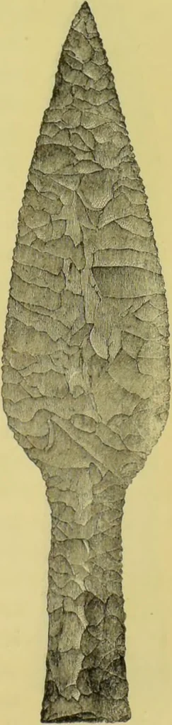 An illustration from Pre-historic times, as illustrated by ancient remains, and the manners and customs of modern savages / by John Lubbock., 1865, leaf 109