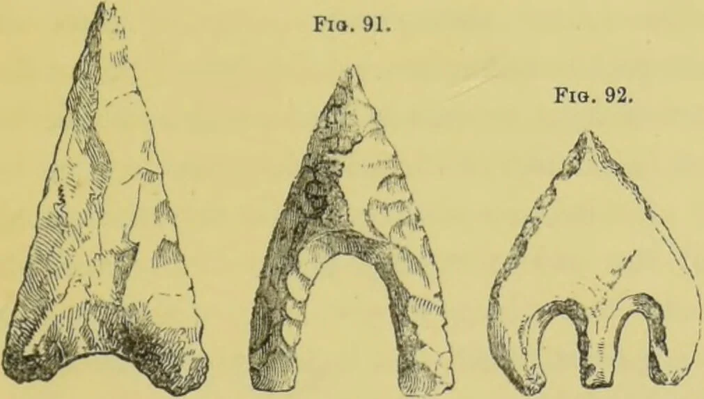 An illustration from Pre-historic times, as illustrated by ancient remains, and the manners and customs of modern savages / by John Lubbock., 1865, leaf 111