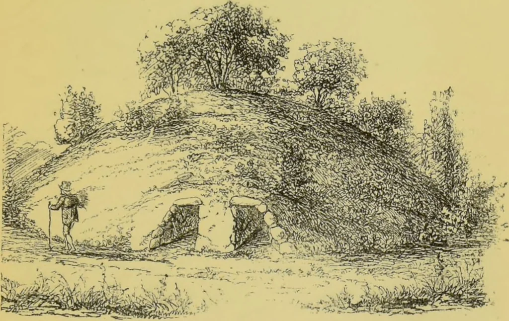 An illustration from Pre-historic times, as illustrated by ancient remains, and the manners and customs of modern savages / by John Lubbock., 1865, leaf 117