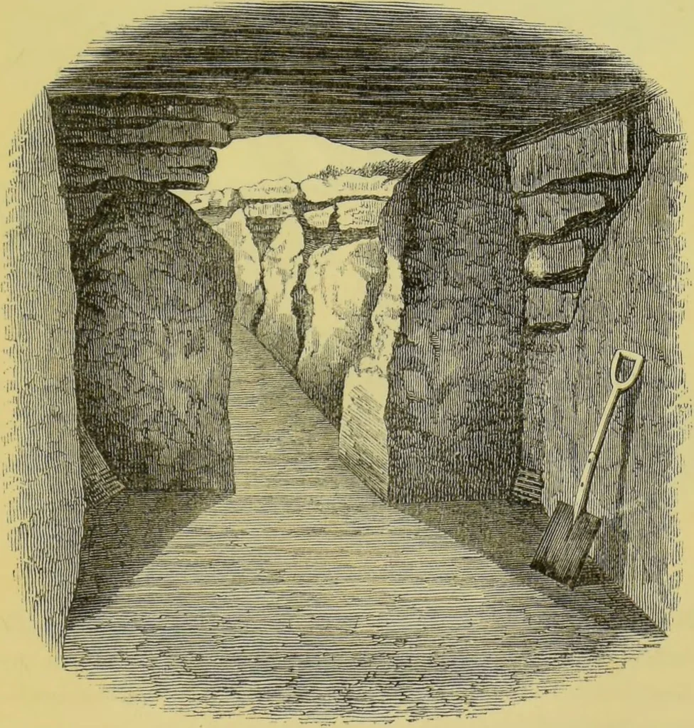 An illustration from Pre-historic times, as illustrated by ancient remains, and the manners and customs of modern savages / by John Lubbock., 1865, leaf 141
