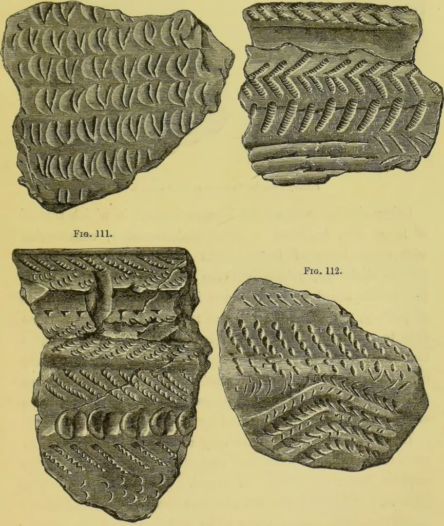 An illustration from Pre-historic times, as illustrated by ancient remains, and the manners and customs of modern savages / by John Lubbock., 1865, leaf 143