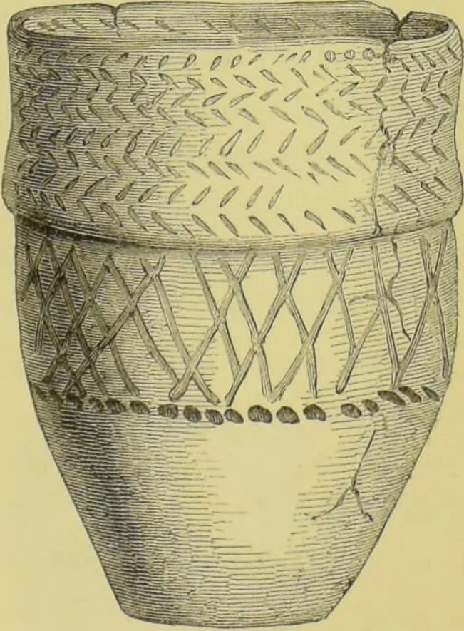 An illustration from Pre-historic times, as illustrated by ancient remains, and the manners and customs of modern savages / by John Lubbock., 1865, leaf 145