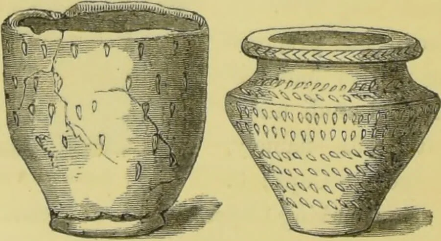 An illustration from Pre-historic times, as illustrated by ancient remains, and the manners and customs of modern savages / by John Lubbock., 1865, leaf 146