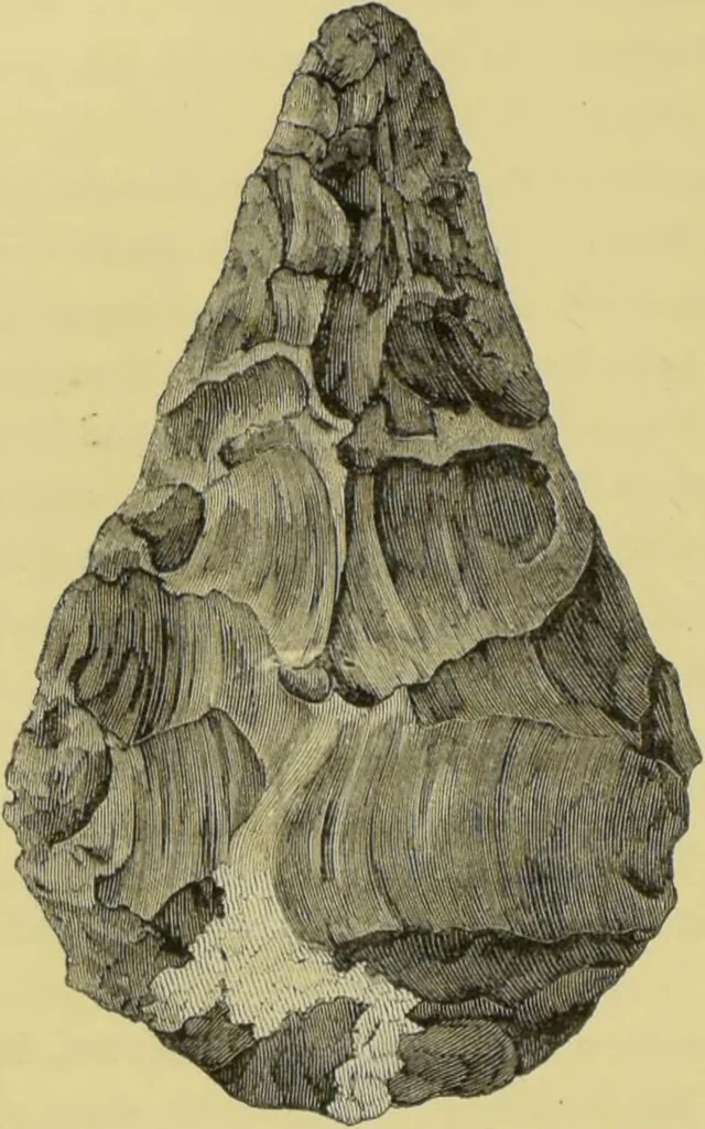 An illustration from Pre-historic times, as illustrated by ancient remains, and the manners and customs of modern savages / by John Lubbock., 1865, leaf 308