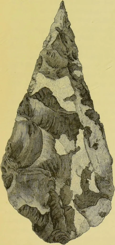 An illustration from Pre-historic times, as illustrated by ancient remains, and the manners and customs of modern savages / by John Lubbock., 1865, leaf 309