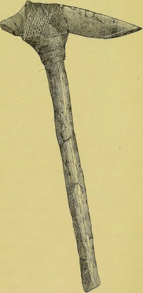 An illustration from Pre-historic times, as illustrated by ancient remains, and the manners and customs of modern savages / by John Lubbock., 1865, leaf 409