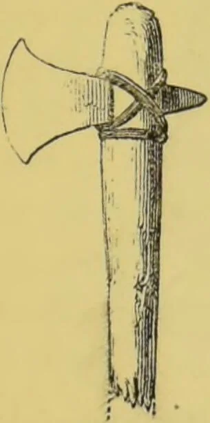 An illustration from Pre-historic times, as illustrated by ancient remains, and the manners and customs of modern savages / by John Lubbock., 1865, leaf 43