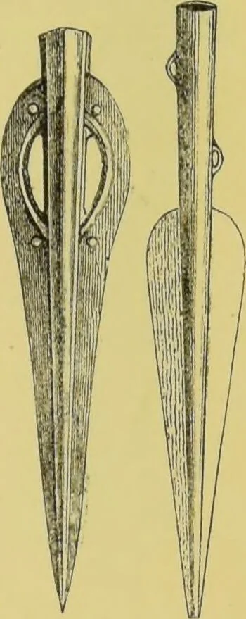 An illustration from Pre-historic times, as illustrated by ancient remains, and the manners and customs of modern savages / by John Lubbock., 1865, leaf 49