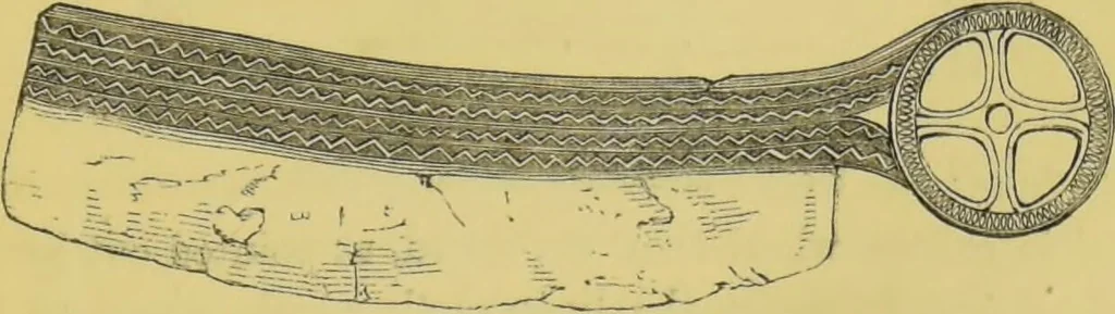 An illustration from Pre-historic times, as illustrated by ancient remains, and the manners and customs of modern savages / by John Lubbock., 1865, leaf 51