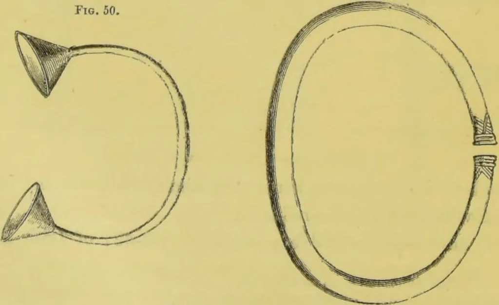 An illustration from Pre-historic times, as illustrated by ancient remains, and the manners and customs of modern savages / by John Lubbock., 1865, leaf 54