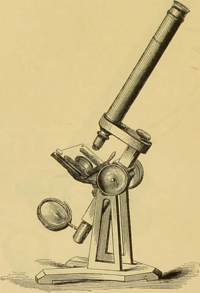 An illustration from The microscope: its history, construction, and application : being a familiar introduction to the use of the instrument and the study of microscopical sciences / by Jabez Hogg., 1869, leaf 119