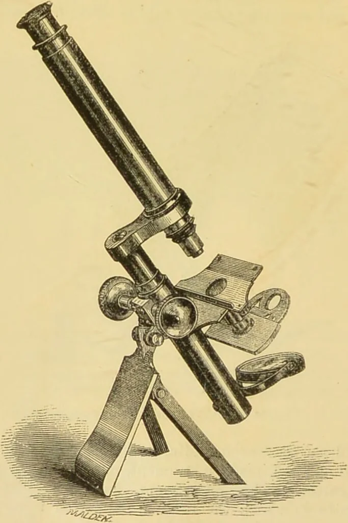 An illustration from The microscope: its history, construction, and application : being a familiar introduction to the use of the instrument and the study of microscopical sciences / by Jabez Hogg., 1869, leaf 125