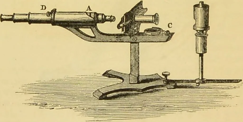 An illustration from The microscope: its history, construction, and application : being a familiar introduction to the use of the instrument and the study of microscopical sciences / by Jabez Hogg., 1869, leaf 129