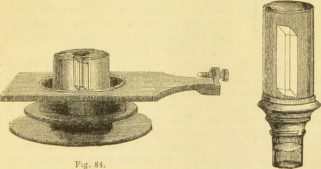 An illustration from The microscope: its history, construction, and application : being a familiar introduction to the use of the instrument and the study of microscopical sciences / by Jabez Hogg., 1869, leaf 162